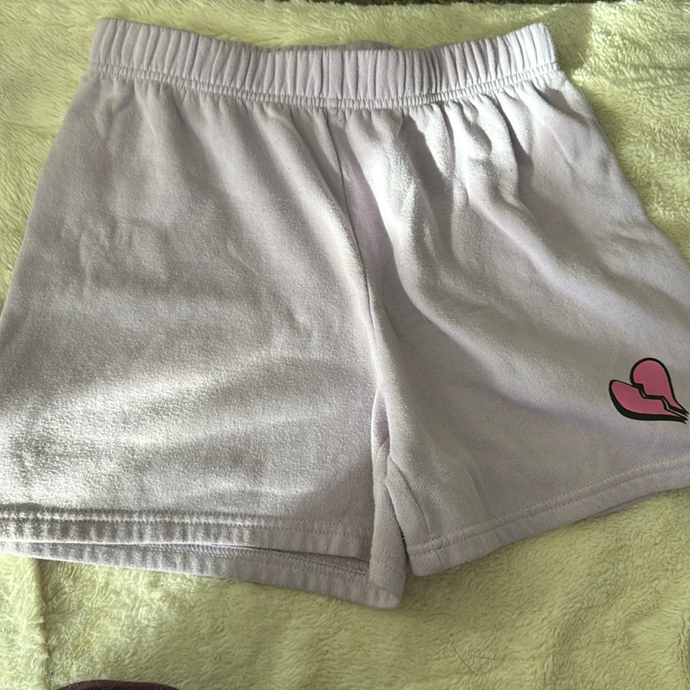 Small purple shorts